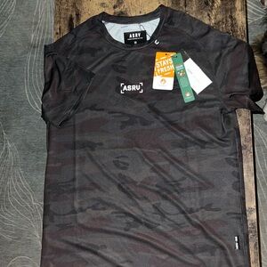 ASRV Camo Silver-lite Polygenie Performance Workout Short Sleeve Shirt DSG-0164